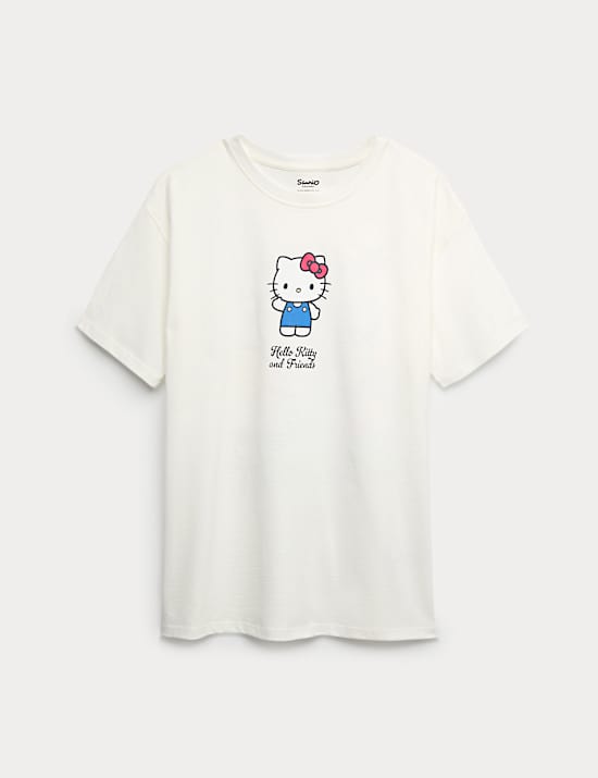 Pure Cotton Hello Kitty™ Graphic T-Shirt (2-16 Yrs)