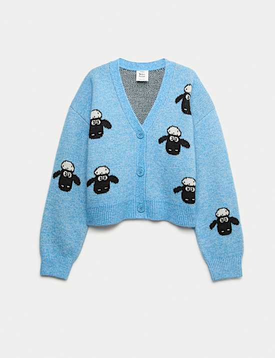 Strickjacke mit Wallace- und Gromit™-Motiv (6–16 J.)