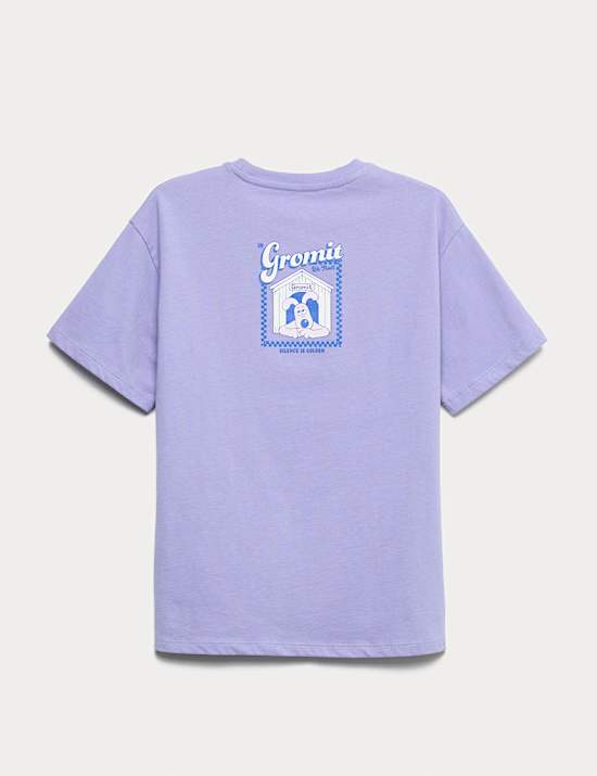 Pure Cotton Wallace & Gromit™ T-Shirt (6-16 Yrs)