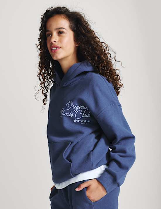 2 Piece Cotton Rich Hoodie and Joggers Set (6-16 Yrs)