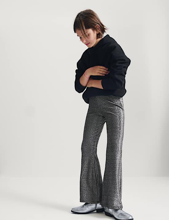 Metallic Kickflare Leggings (6-16 Yrs)