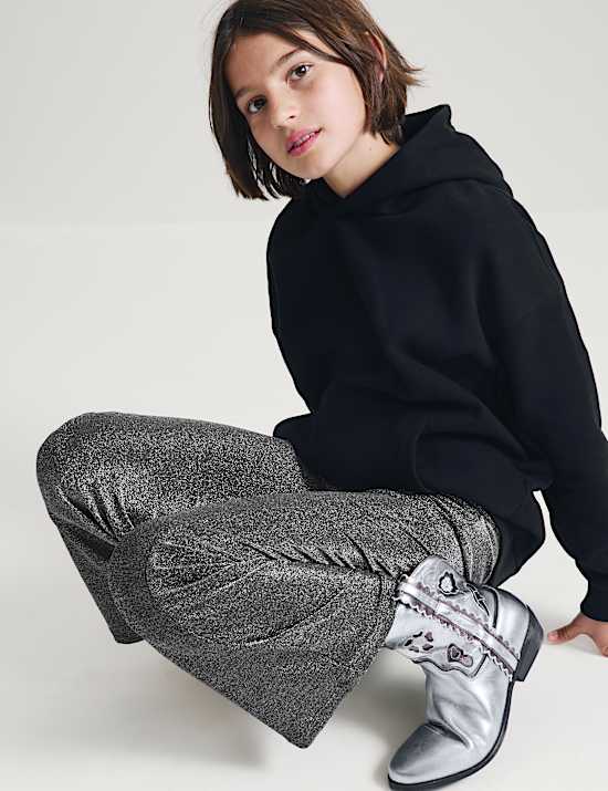 Metallic Kickflare Leggings (6-16 Yrs)