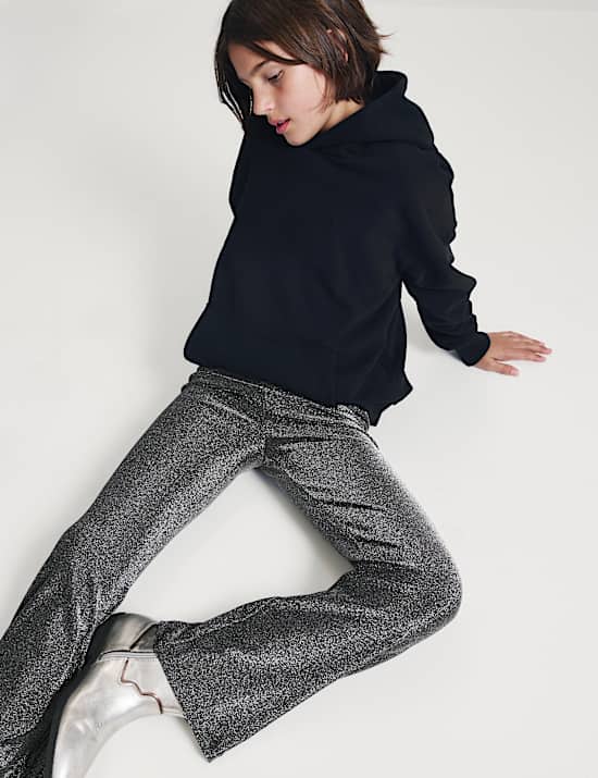 Metallic Kickflare Leggings (6-16 Yrs)