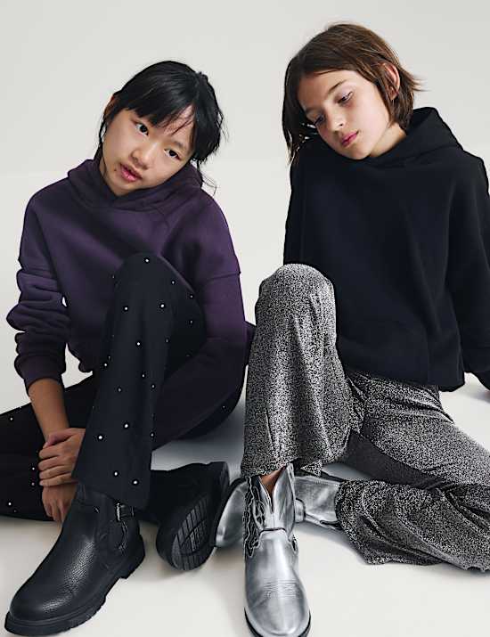 Metallic Kickflare Leggings (6-16 Yrs)