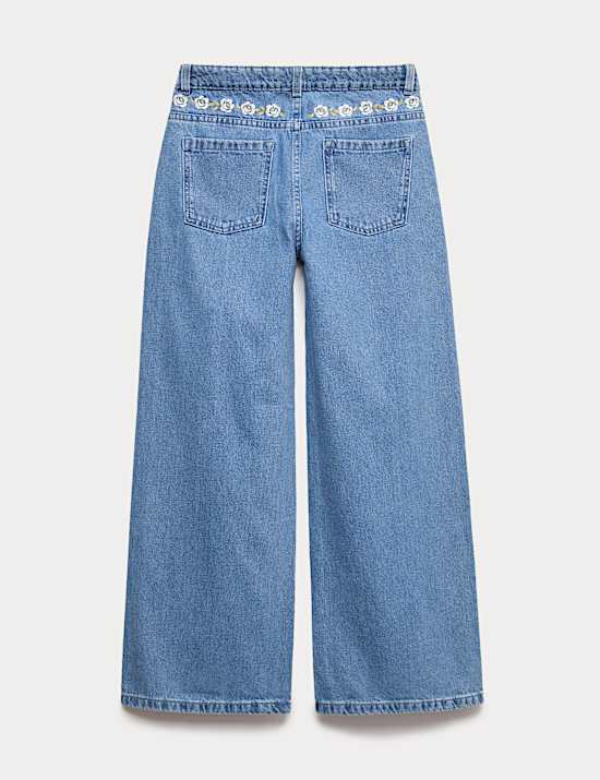 Denim Embroidered Jeans (6-16 Yrs)