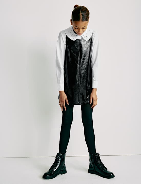 2-delige set met jurk en overhemd (6-16 jaar)