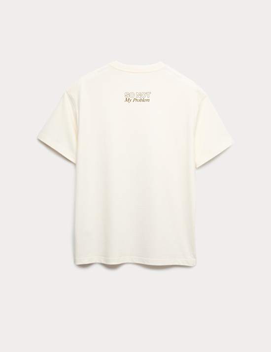 Pure Cotton Diamante Graphic T-Shirt (6-16 Yrs)