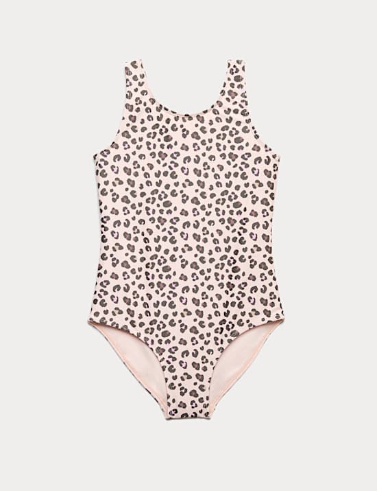 Maillot de bain &agrave; imprim&eacute; l&eacute;opard (du 6 au 16 ans)