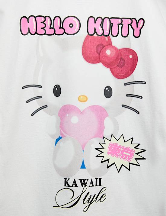 Tričko s grafikou Hello Kitty™, z čisté bavlny (6–16 let)