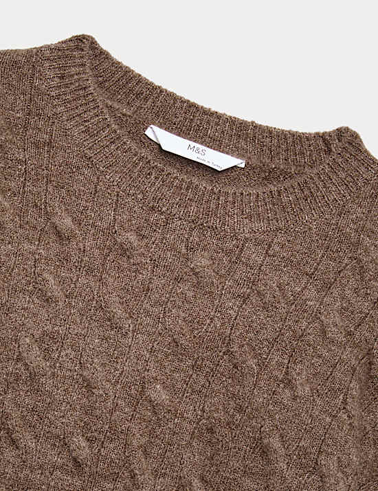 Jersey de punto trenzado (6-16 a&ntilde;os)