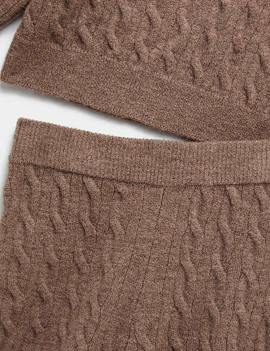 Jersey de punto trenzado (6-16 a&ntilde;os)
