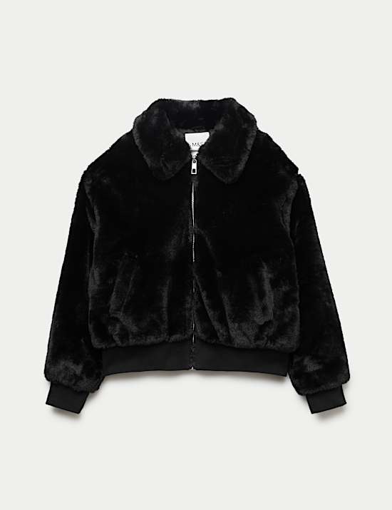 Faux Fur Bomber (6-16 Yrs)