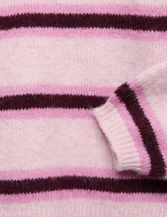Slouchy Knit Striped Jumper (6-16 Yrs)