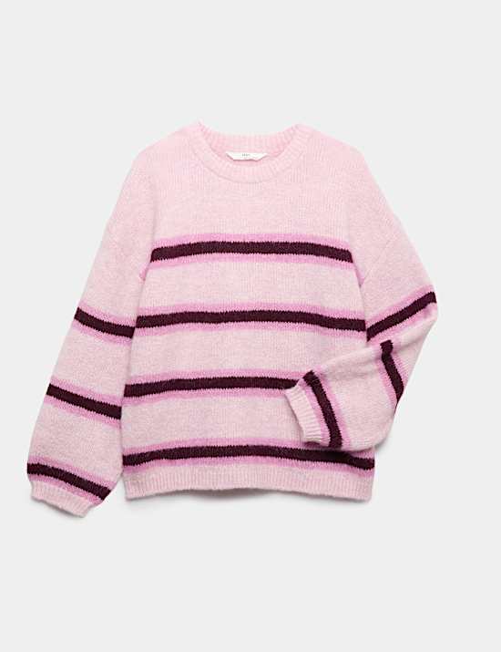 Slouchy Knit Striped Jumper (6-16 Yrs)