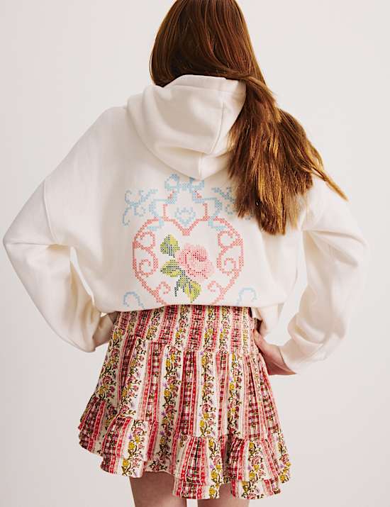 Floral Print Rara Skirt (6-16 Yrs)