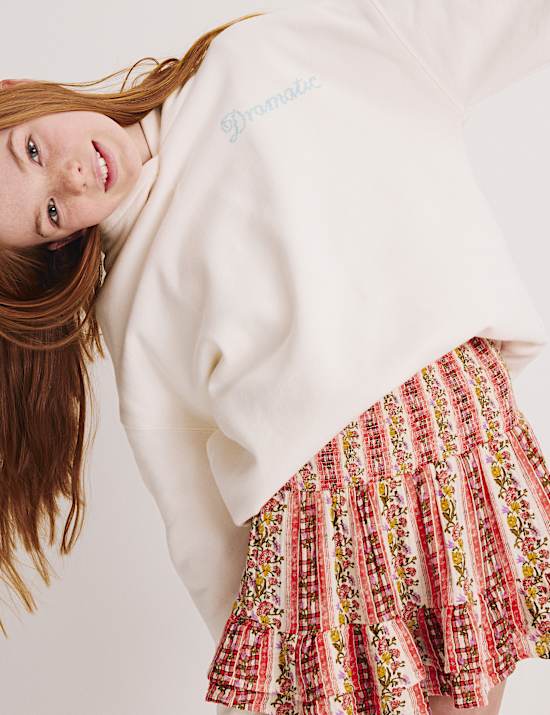 Floral Print Rara Skirt (6-16 Yrs)