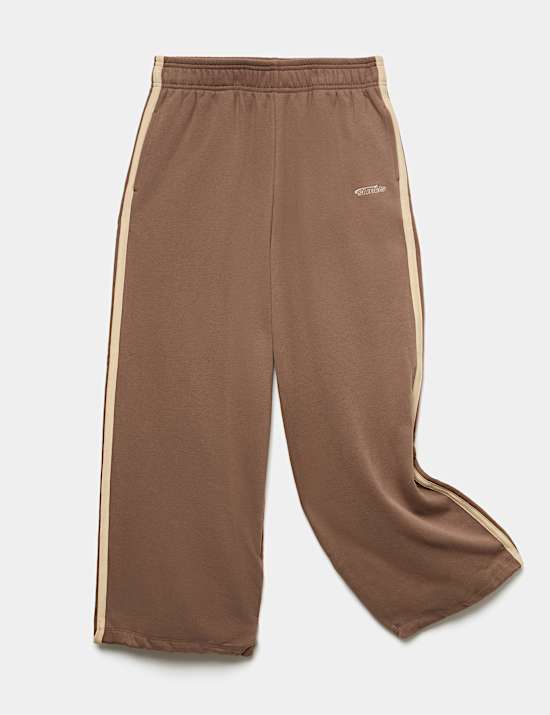Cotton Rich Wide Leg Joggers (6-16 Yrs)