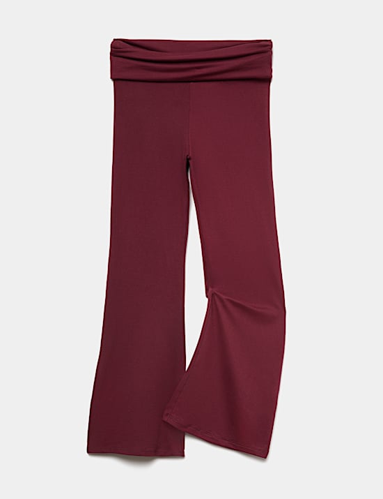 Soft Touch Ruched Side Kickflare Leggings (6-16 Yrs)