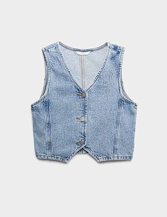 Denim Gilet Vest (6-16 Years)