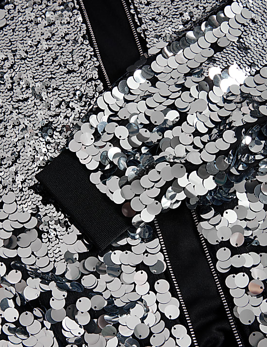 Blouson orné de sequins (du 6 au 16 ans)