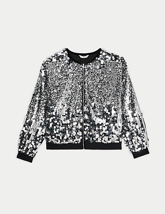 Blouson orné de sequins (du 6 au 16 ans)