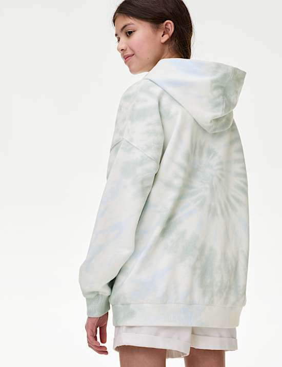 Cotton Rich Tie Dye Hoodie (2-16 Yrs)