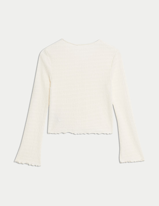 Textured Tie Cardigan (6-16 Yrs)