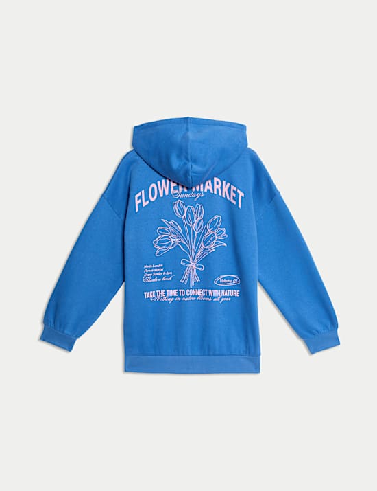 Cotton Rich Graphic Hoodie (6-16 Yrs)