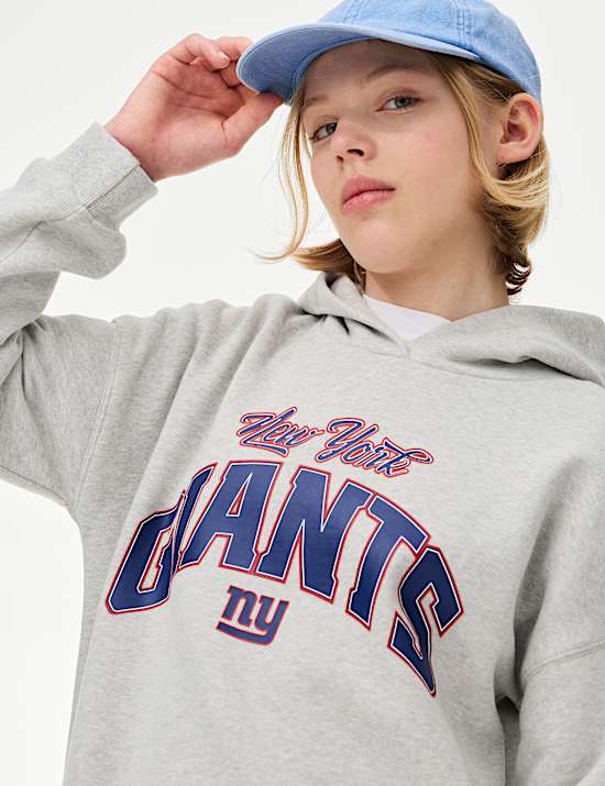Φούτερ με κουκούλα New York Giants™ με υψηλή περιεκτικότητα σε βαμβάκι (6-16 ετών)