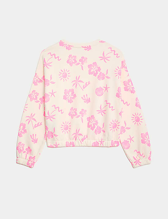 Cotton Rich Printed Sweatshirt (6-16 Yrs)