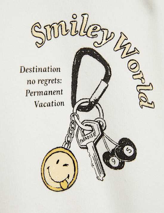 Cotton Rich SmileyWorld® Sweatshirt (2-16 Yrs)