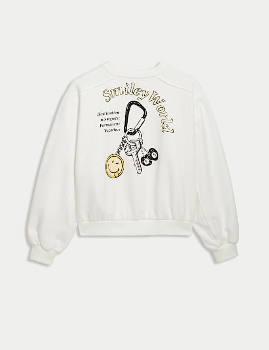 Cotton Rich SmileyWorld® Sweatshirt (2-16 Yrs)