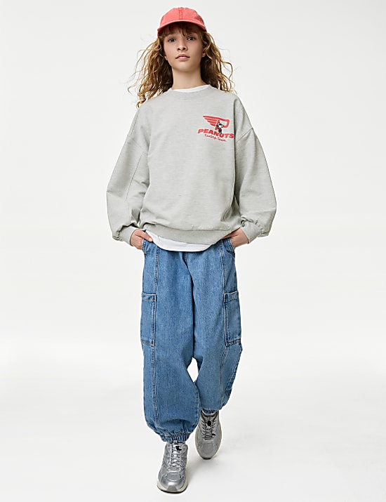 Cotton Rich Snoopy™ Print Sweatshirt (6-16 Yrs)