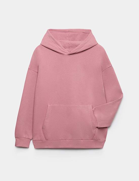 Sweat en coton &agrave; capuche (du 6 au 16 ans)