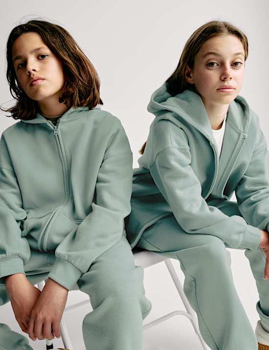 Cotton Rich Zip Hoodie (6-16 Yrs)