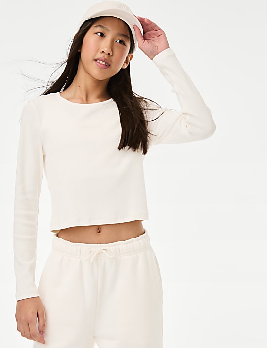 Ριμπ τοπ με υψηλή περιεκτικότητα σε βαμβάκι (6-16 ετών)