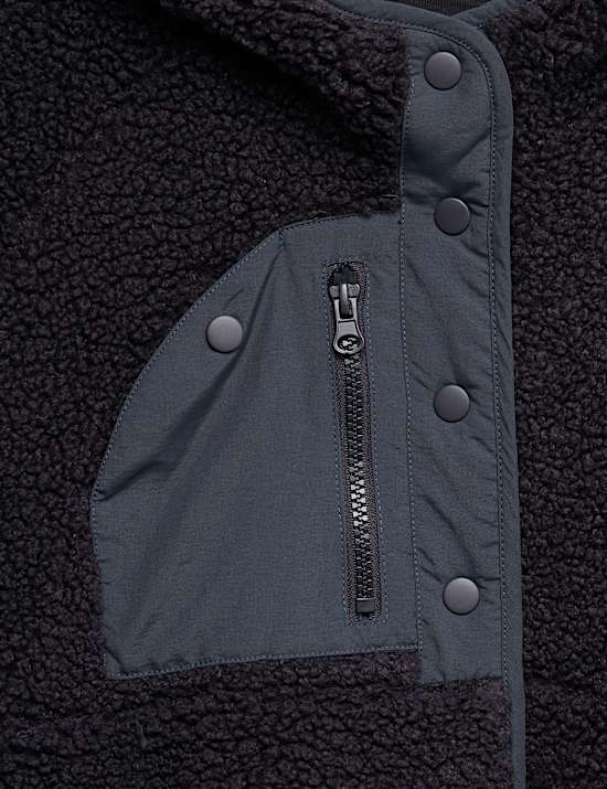 Borg Oversized Jacket (6-16 Yrs)