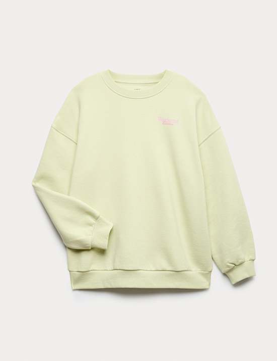 Cotton Rich Oversized Sweatshirt (6-16 Yrs)