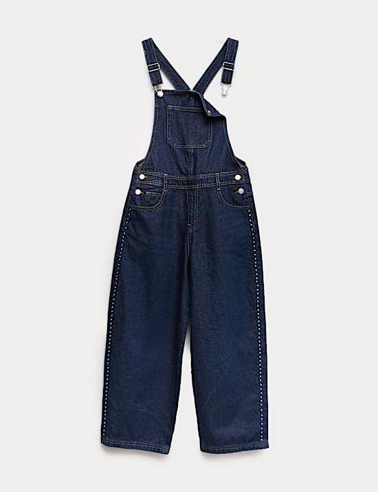 Denim Barrel Dungarees (2-16 Yrs)