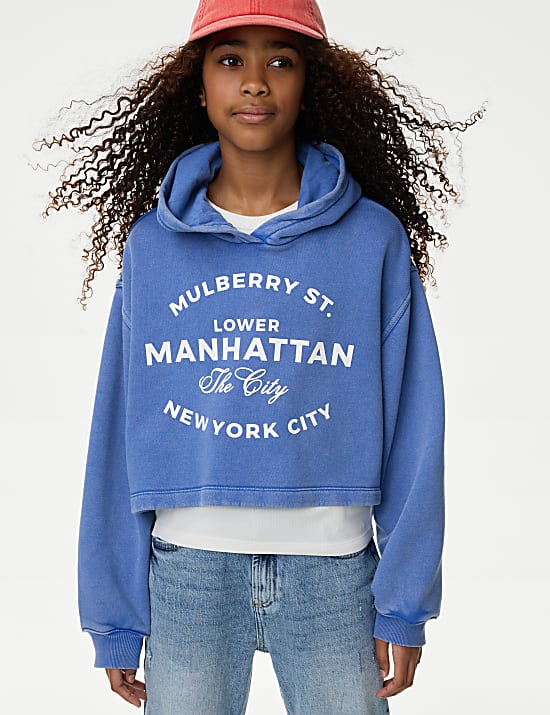 Cotton Rich Vest & Hoodie Set (6-16 Yrs)