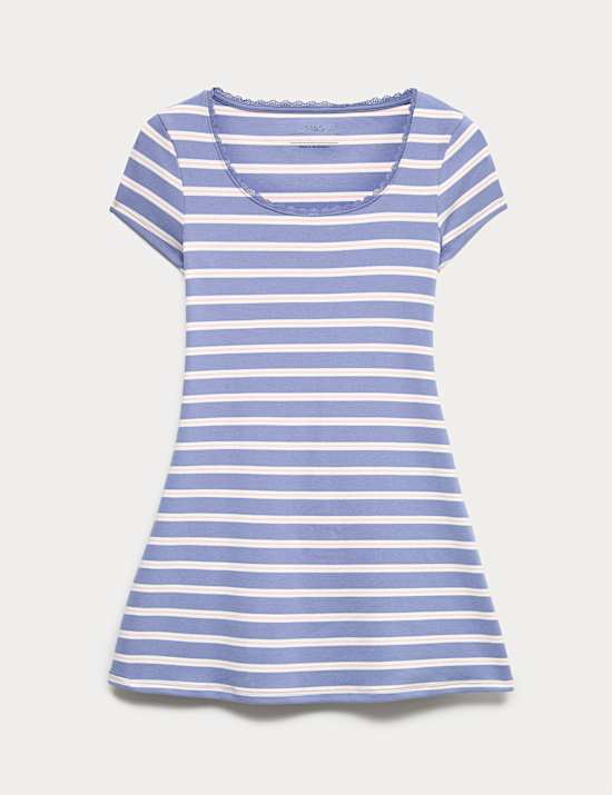 Sukienka z koronką z przewagą bawełny (6&ndash;16 lat)