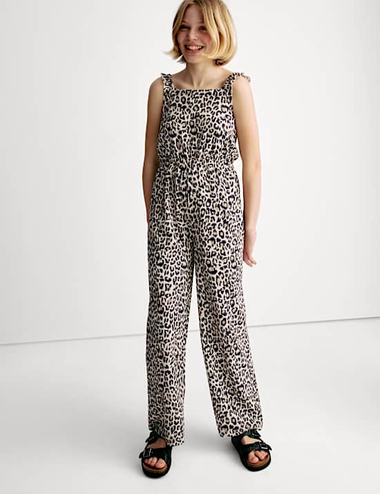 Leopard Print Jumpsuit (6-16 Yrs)