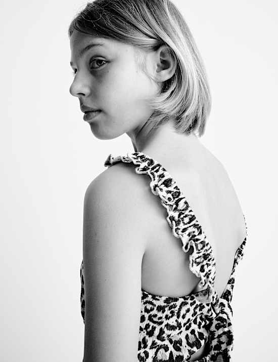 Leopard Print Jumpsuit (6-16 Yrs)