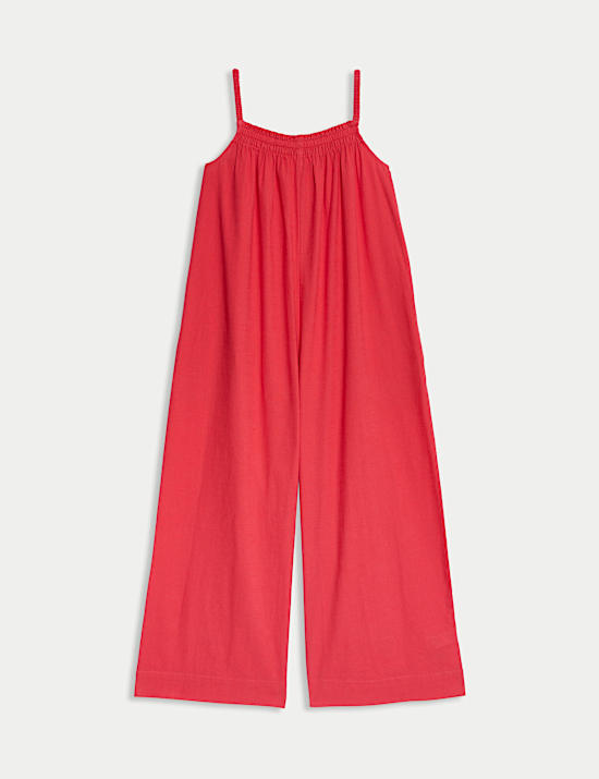 Pure Cotton Striped Jumpsuit (2-16 Yrs)