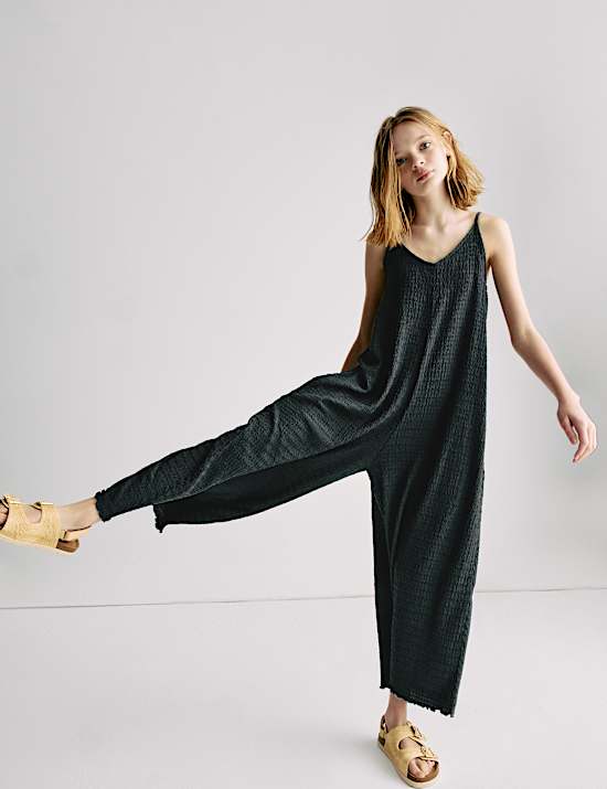 Crinkle Jumpsuit (6-16 Yrs)