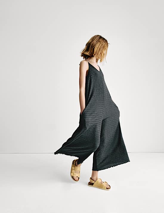 Crinkle Jumpsuit (6-16 Yrs)