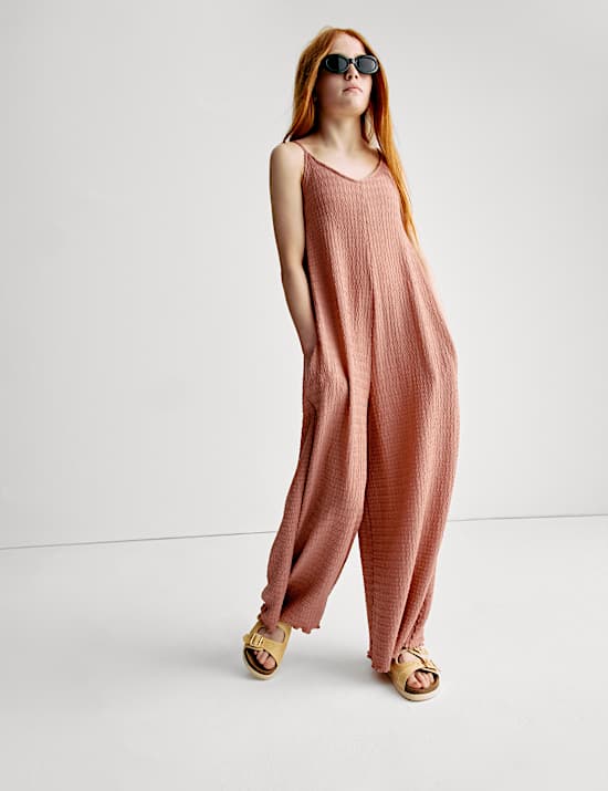 Crinkle Jumpsuit (6-16 Yrs)