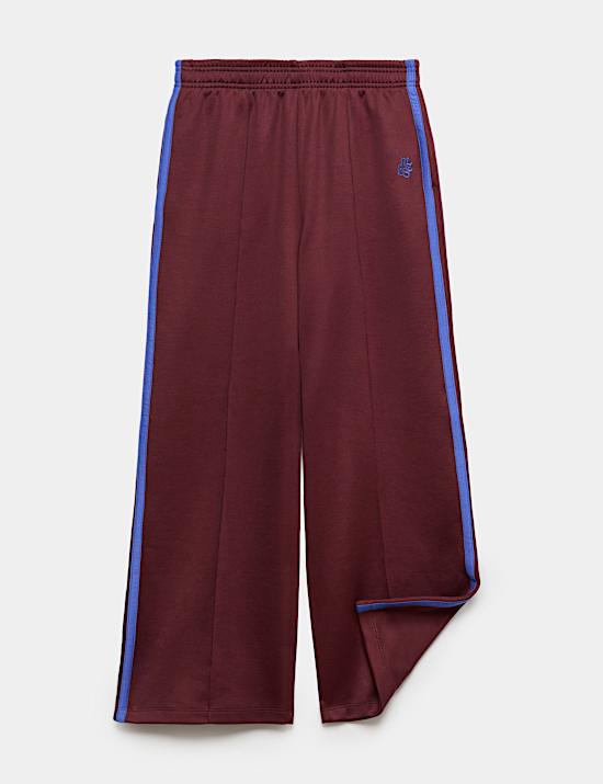 Embroidered Wide Leg Joggers (6-16 Yrs)