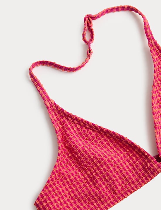 2 Piece Gingham Halterneck Bikini (6-16 Yrs)