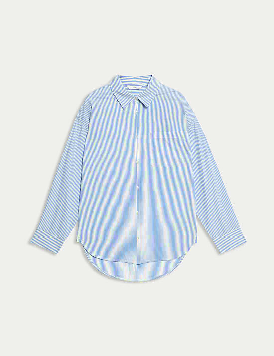 Pure Cotton Striped Shirt (6-16 Yrs)